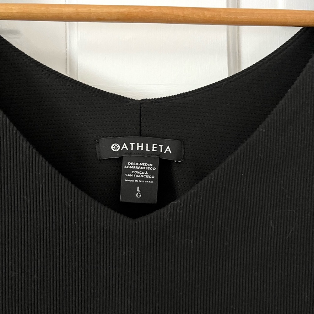 Athleta Black Midi Dress - Picture 4 of 8